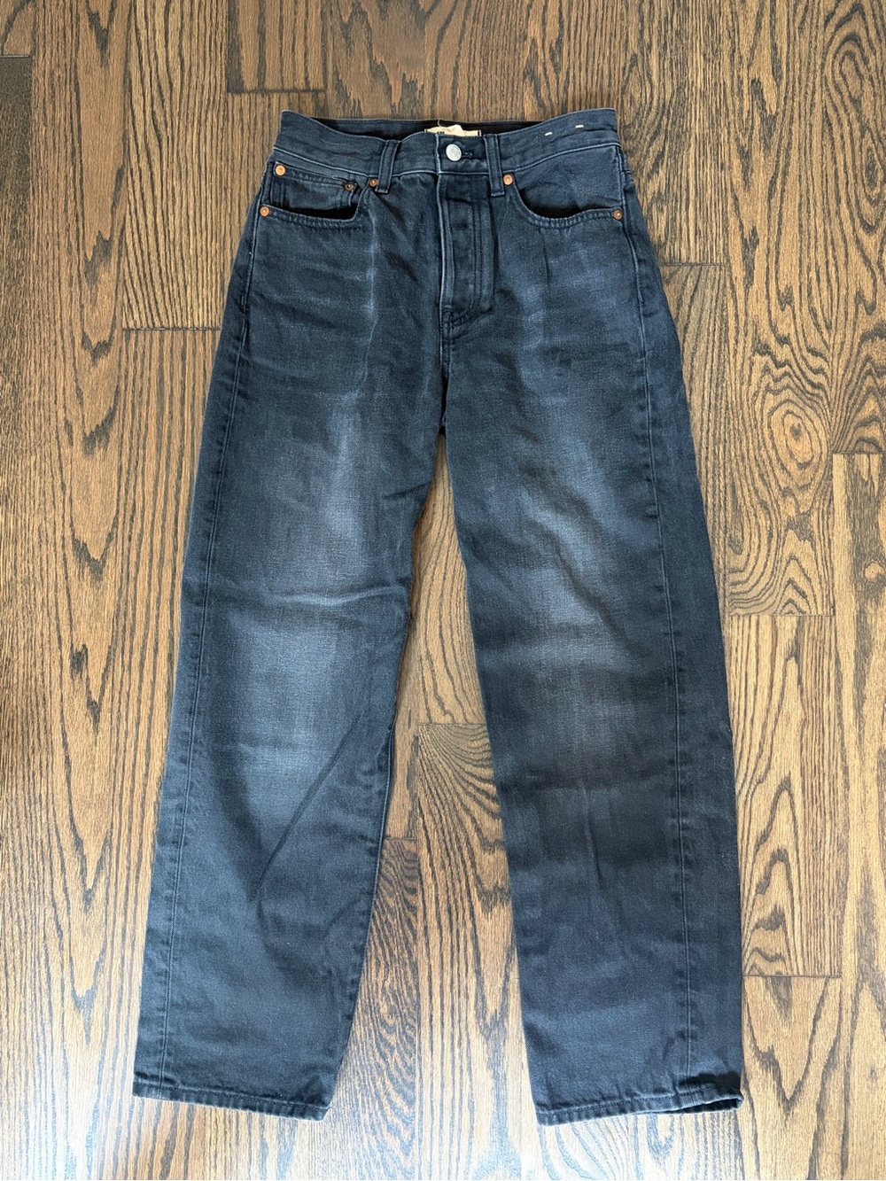 Madewell Women's Black Straight-Leg Jeans